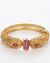 22k Effect, Royal Ruby Jaali Kara Bangle 2.6 WERP12246 Indian Jewellery