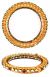 1 x Rajasthani Kundan Bangle, 2.6 WGAK03734 Indian Jewellery