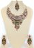 Large Kundan Peacock Necklace Set BACC10476C Indian Jewellery