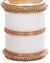 White Indian Wedding Chura & Champagne Crystal Bangles 2.6 UAWC11601 Indian Jewellery