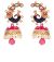 Large Peacock Multi Coloured Jhumka EGPL10347 Indian Jewellery