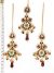 Detailed Kundan Earrings and Tikka IGAK0724 Indian Jewellery