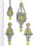 Rhumi Ear-Tikka-Passa Kundan ISYK04753 Indian Jewellery
