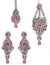 Silver Kundan Earring, Tikka & Jhumar - Rhumi ISWK10613C Indian Jewellery