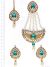 Mia Stud Earrings, Tikka & Pearl Jhumar Set IGLC10244 Indian Jewellery
