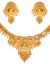 22k Effect Indian Necklace Stud Earrings NGWN04684 Indian Jewellery