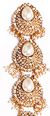 RASHMI Pearl Hair Choti CAWK03285 Indian Jewellery