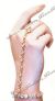 2 x Simple Clean American Diamond Hath Panjas - Gold HGWA02799 Indian Jewellery