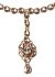 Gem & Kundan Flexible Headband with Attached Tikka - white SAWK12370 Indian Jewellery