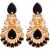 Sabyasachi-Inspired Large Matt 22k Gold Earrings EEBA10382 Indian Jewellery