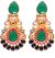 Sabyasachi-Inspired Large Matt 22k Gold Earrings EEMA10383 Indian Jewellery