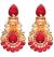 Sabyasachi-Inspired Large Matt 22k Gold Earrings EERA10385 Indian Jewellery