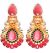 Sabyasachi-Inspired Large Matt 22k Gold Earrings EEPA10387 Indian Jewellery