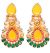 Sabyasachi-Inspired Large Matt 22k Gold Earrings EEYA10389 Indian Jewellery