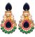 Sabyasachi-Inspired Large Matt 22k Gold Earrings EEPA10394 Indian Jewellery