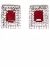Elegant Indian Stud Earrings (princess cut czar diamonds) EERA10953 Indian Jewellery