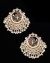 Statement Kundan Peacock Stud Earrings - Multi EGMK12166 Indian Jewellery