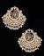 Statement Kundan Peacock Stud Earrings - Pink & Green EGPK12167 Indian Jewellery