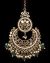 Statement Mirror Asian Tikka - Bottle Green ZAGM11944 Indian Jewellery