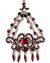 Jaiya Black Crystal Jhumar - Silver PSRP04541 Indian Jewellery