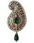 Sikh Khanda Kalgi - bottle green KAGK11965 Indian Jewellery