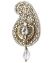 Sikh Khanda Kalgi - white KAWK11970 Indian Jewellery