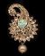 Golden Stone Paisley - Mint Green KAGK12123 Indian Jewellery