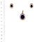 Small Indian Pendant Set NGLA04681 Indian Jewellery
