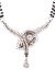 Silver Larger American Diamond Mangalsutra Necklace MSWA03193 Indian Jewellery
