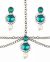 Kamal Earrings and Matha Patti DSLC04558 Indian Jewellery