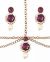 Kamal Earrings and Matha Patti DAUC04573 Indian Jewellery