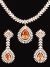 Sophisticated American Diamond Necklace Set NENA10852 Indian Jewellery