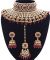 Ruby Maroon Sabyasachi Inspired Bridal Jewellery Set NERK11159 Indian Jewellery