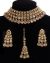 Flexible Champagne Choker & Collar Necklace Set - PARI NANC11286C Indian Jewellery