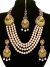 Asian 4-Stranded Pearl Mala Set - yellow NAYL11415 Indian Jewellery