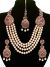 Asian 4-Stranded Pearl Mala Set - baby pink NAPL11423 Indian Jewellery