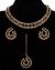 Elegant Champagne Crystal Collar Necklace & Studs NGBC11452 Indian Jewellery