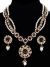 Fancy Pearl Mala Necklace & Indian Stud Earrings NAWL11474C Indian Jewellery