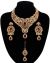 Statement Crystal Indian Jewellery Set - maroon red NARC11646 Indian Jewellery