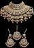 Sabyasachi Large Kundan Bridal Set - Peach BEPK11847 Indian Jewellery