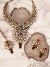 Kundan Statement Necklace & Indian Stud Earrings NGAP02556 Indian Jewellery