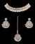American Diamond Silver Indian Jewellery Set NSWA12276 Indian Jewellery