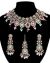 Champagne Kundan Floral Indian Jewellery Set NANK12310C Indian Jewellery