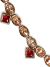 Premium American Diamond Delicate Indian Anklet YACA10337 Indian Jewellery