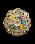Traditional Mughal Antique Premium Polki Ring RANP12213C Indian Jewellery