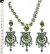 Green crystal necklace set NSGC0860 Indian Jewellery