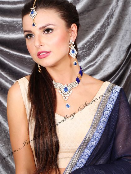 Deviya Necklace Set NAWC10537C Indian Jewellery