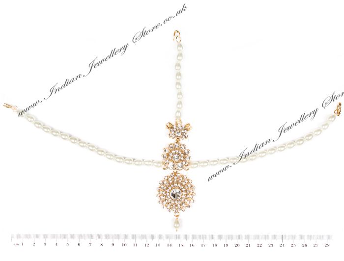 HEENA-Simple Indian Matha-Patti DGWC04014 Indian Jewellery