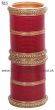 Maroon Red Asian Wedding Chura & Champagne Crystal Bangles 2.8 UARC11585 Indian Jewellery