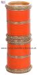 Orange Indian Wedding Chura & Champagne Crystal Bangles 2.4 UAOC11596 Indian Jewellery